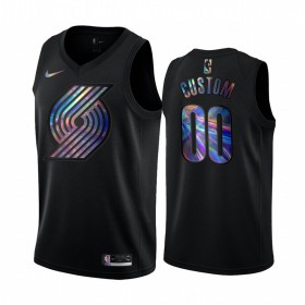 Maillot NBA Portland Trail Blazers Personnalisable Iridescent HWC Collection Swingman - Homme